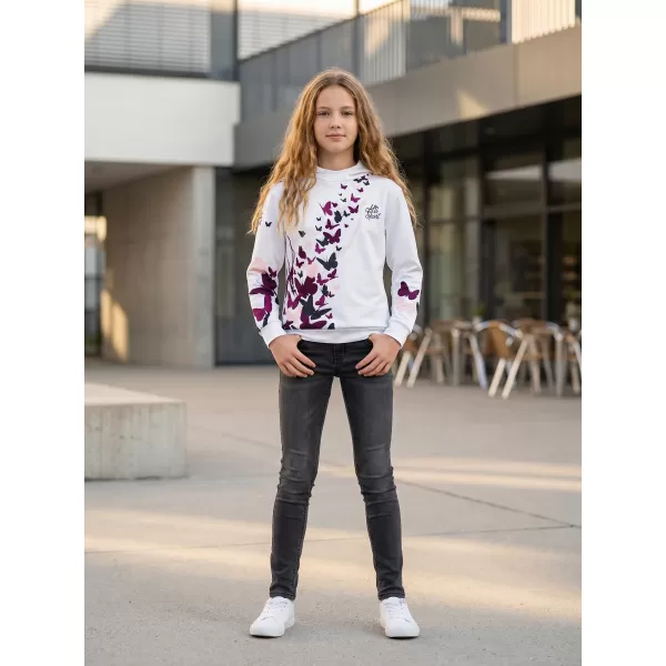  Dětská funkční mikina premium ALTISPORT VOJ/ALK022MI01 BÍLÁ 