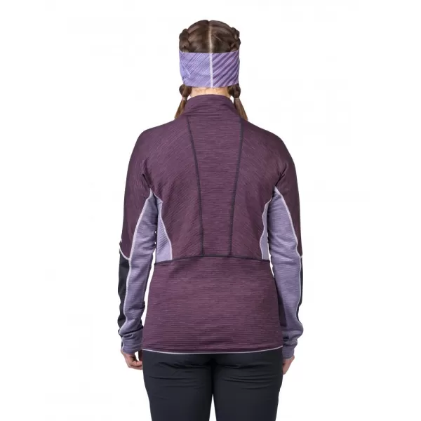  Dámská mikina HANNAH MEDA HZ PRUNE PURPLE/LAVENDER GRAY MEL 