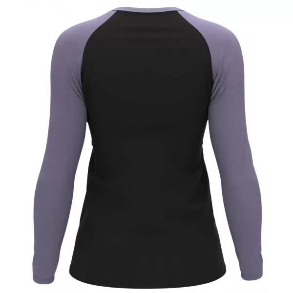  Dámské triko s dlouhým rukávem HANNAH LESLIE L/S ANTHRACITE/WISTERIA 