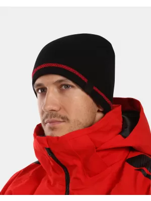 Pánská pletená čepice KILPI DRACO-M WM0608KI ČERVENÁ