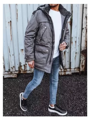 Pánská bunda DSTREET SVĚTLE ŠEDÁ