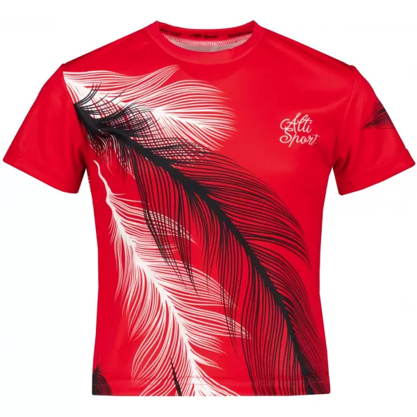  Dětské funkční triko premium ALTISPORT VOJ/ALK001TR01 ČERVENÁ 