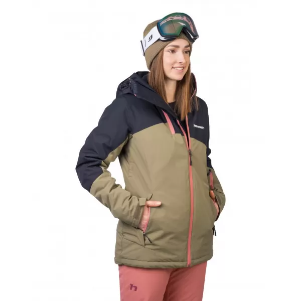  Dámská bunda HANNAH MAKY COL BURNT OLIVE/ANTHRACITE 
