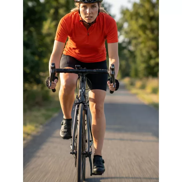  Dámský cyklo dres ALTISPORT NoPrint NP/ALW115NJ BRIGHT ORANGE 