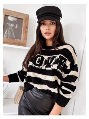 Dámský svetr DSTREET CHLOE ČERNÁ