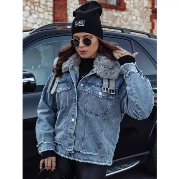  Dámská bunda DSTREET FURDENIM SVĚTLE MODRÁ 