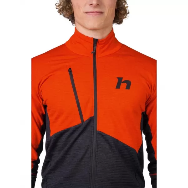  Pánská mikina HANNAH NIRO SPICY ORANGE/ANTHRACITE MEL 