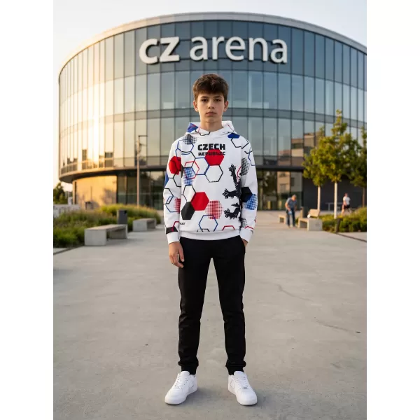  Dětská funkční mikina premium ALTISPORT VOJ/ALK036MI01 BÍLÁ 