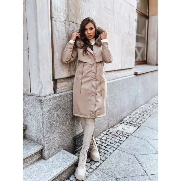  Dámský kabát DSTREET LUSTER BÉŽOVÁ 