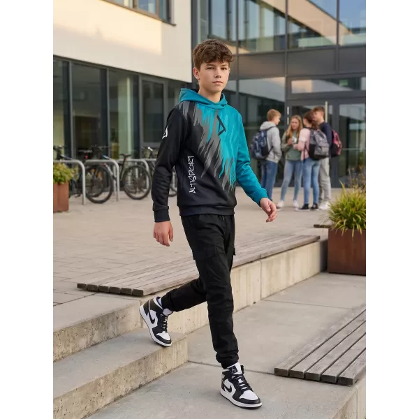  Dětská funkční mikina premium ALTISPORT VOJ/ALK006MI01 PETROLEJOVÁ/MODRÁ 
