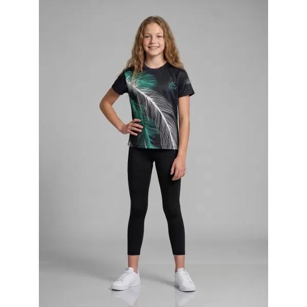  Dětské funkční triko premium ALTISPORT VOJ/ALK001TR01 ČERNÁ/TYRKYSOVÁ 