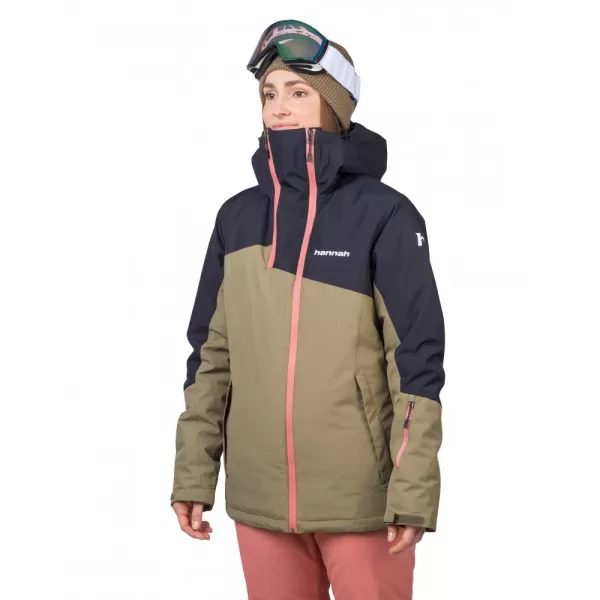  Dámská bunda HANNAH MAKY COL BURNT OLIVE/ANTHRACITE 