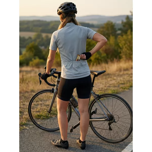  Dámský cyklo dres ALTISPORT NoPrint NP/ALW115NJ SILVER 