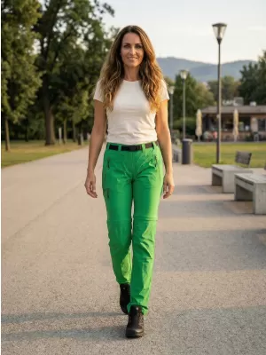 Dámské kalhoty/kraťasy ALTISPORT NoPrint NP/ALW1021NJ FERN GREEN