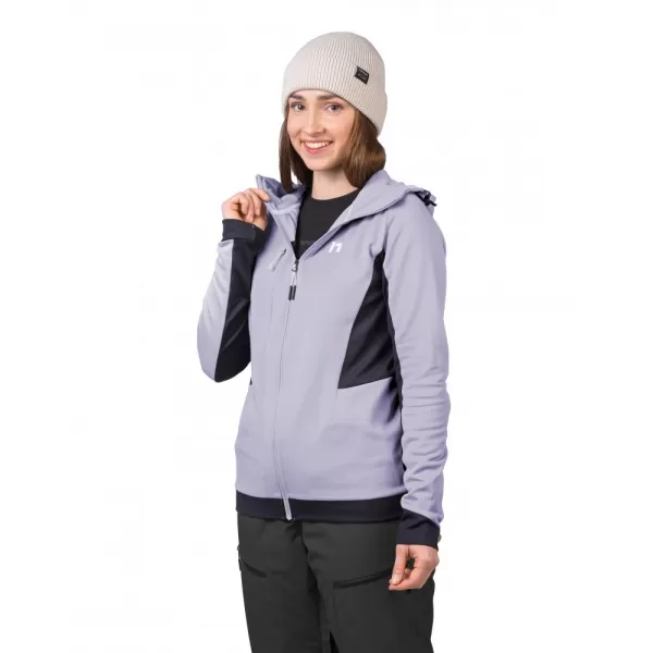  Dámská mikina HANNAH NELA HOODY LAVENDER AURA/ANTHRACITE 
