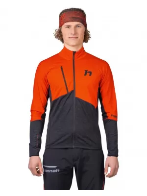Pánská mikina HANNAH NIRO SPICY ORANGE/ANTHRACITE MEL