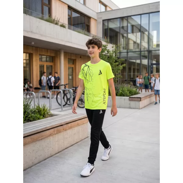  Dětské funkční triko premium ALTISPORT VOJ/ALK004TR01 NEON YELLOW 