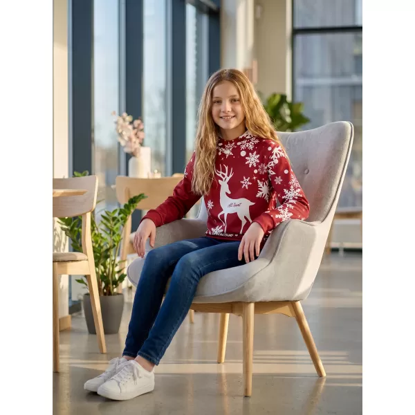  Dětská funkční mikina premium ALTISPORT VOJ/ALKVN5MI01 ČERVENÁ 
