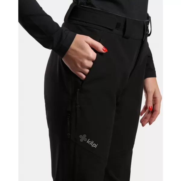  Dámské nepromokavé outdoorové kalhoty KILPI MESTALO-W WL0401KI ČERNÁ 