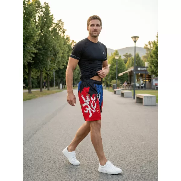  Pánské funkční kraťasy bez kapes premium ALTISPORT VOJ/ALM036KRA02 ŠMOUHY 