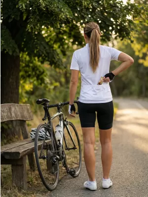 Dámský cyklo dres ALTISPORT NoPrint NP/ALW115NJ WHITE