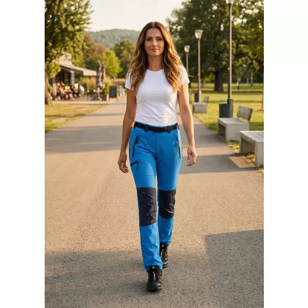  Dámské kalhoty ALTISPORT NoPrint NP/ALW5021NJ BRIGHT BLUE/NAVY 