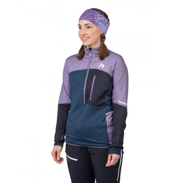  Dámská mikina HANNAH MEDA HZ LAVENDER GRAY/STRATIFIED SE ML 
