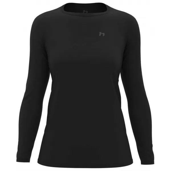  Dámské triko s dlouhým rukávem HANNAH LESLIE L/S ANTHRACITE 