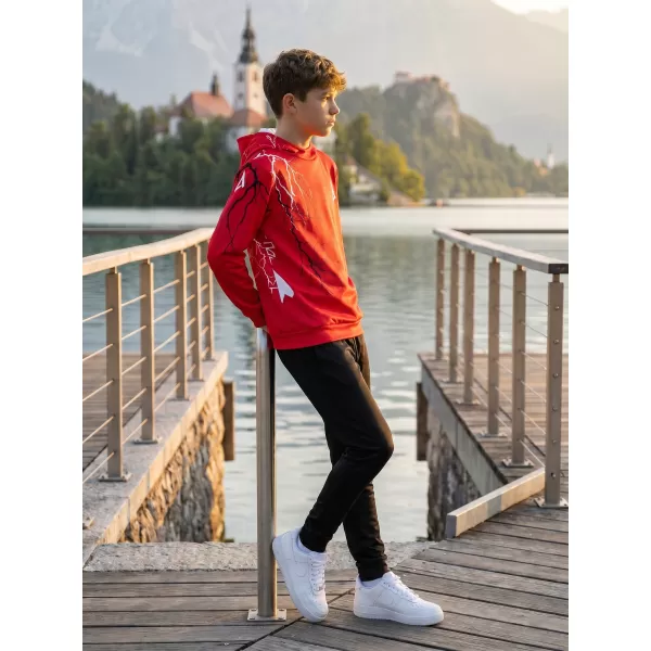  Dětská funkční mikina premium ALTISPORT VOJ/ALK004MI01 ČERVENÁ 