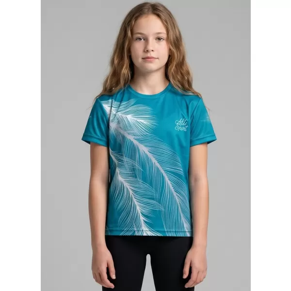  Dětské funkční triko premium ALTISPORT VOJ/ALK001TR01 EMERALD/ŠEDÁ 