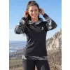 Dámská funkční mikina premium ALTISPORT VOJ/ALW039MI01 ČERNÁ/BÍLÁ