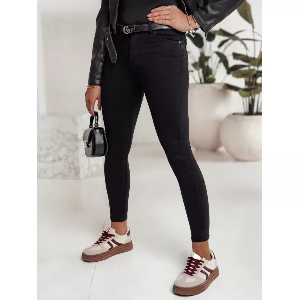  Dámské džíny DSTREET STYLOVITA ČERNÁ 