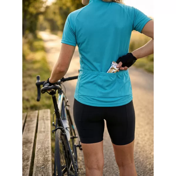  Dámský cyklo dres ALTISPORT NoPrint NP/ALW115NJ TURQUOISE 