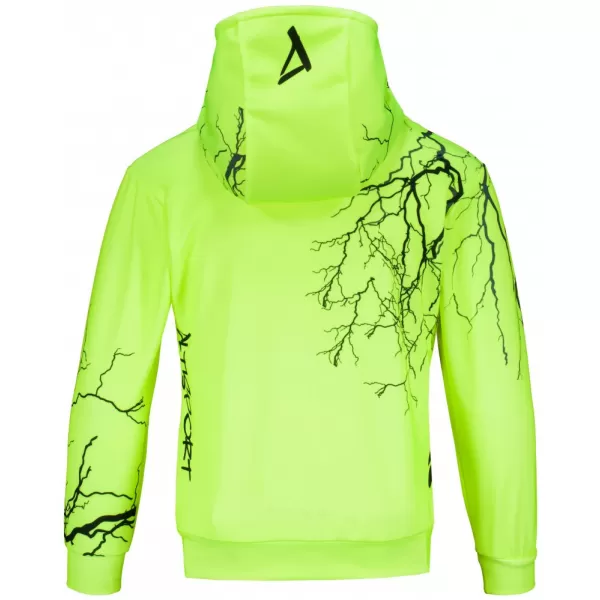  Dětská funkční mikina premium ALTISPORT VOJ/ALK004MI01 NEON YELLOW 