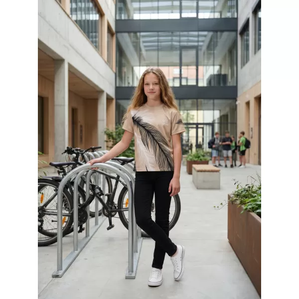  Dětské funkční triko premium ALTISPORT VOJ/ALK001TR01 HNĚDÁ 