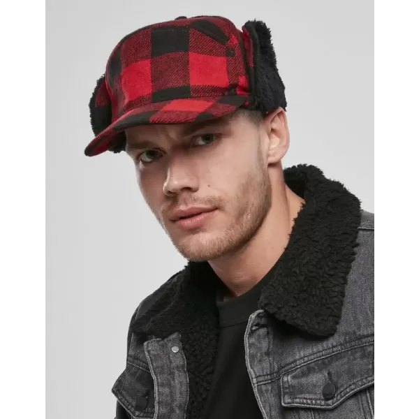  Čepice BRANDIT BD7010 RED/BLACK 