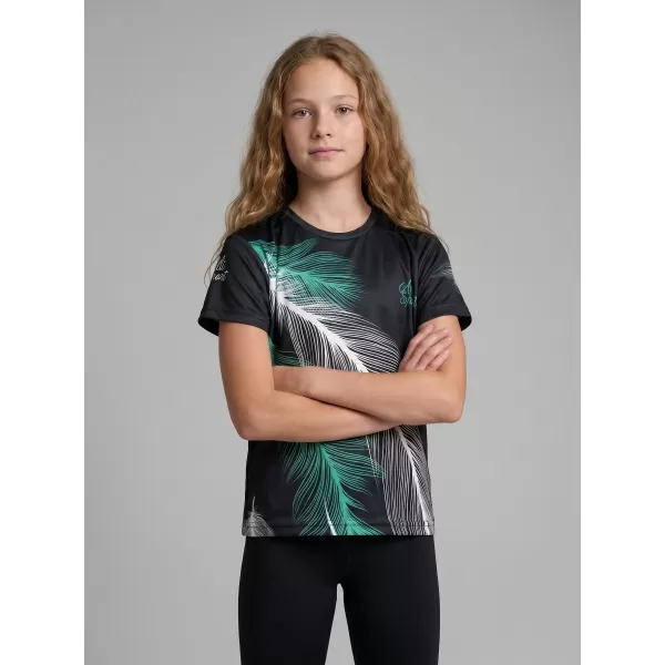  Dětské funkční triko premium ALTISPORT VOJ/ALK001TR01 ČERNÁ/TYRKYSOVÁ 