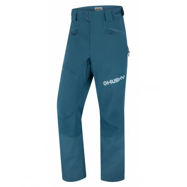 Pánské hardshellové kalhoty HUSKY KIPPE M FADED TURQUOISE 
