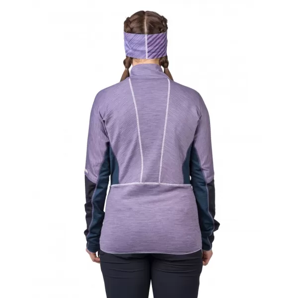  Dámská mikina HANNAH MEDA HZ LAVENDER GRAY/STRATIFIED SE ML 