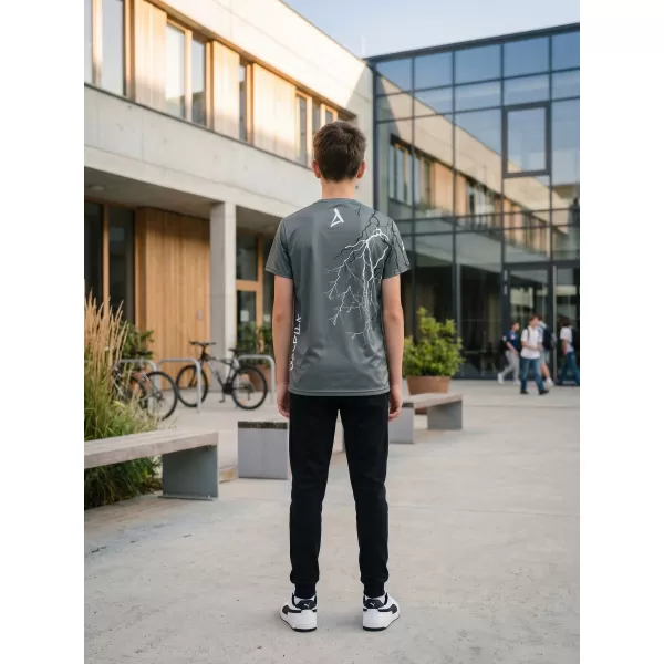  Dětské funkční triko premium ALTISPORT VOJ/ALK004TR01 GRAFITOVÁ 