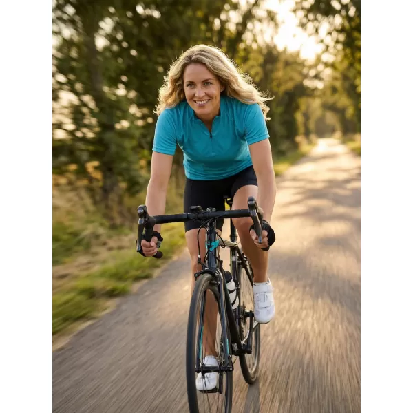  Dámský cyklo dres ALTISPORT NoPrint NP/ALW115NJ TURQUOISE 