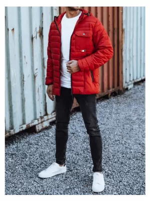 Pánská bunda DSTREET ČERVENÁ