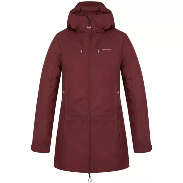  Dámský kabát HUSKY NAVELI L DARK BORDO 