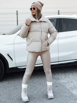 Dámská bunda DSTREET LARO BÉŽOVÁ