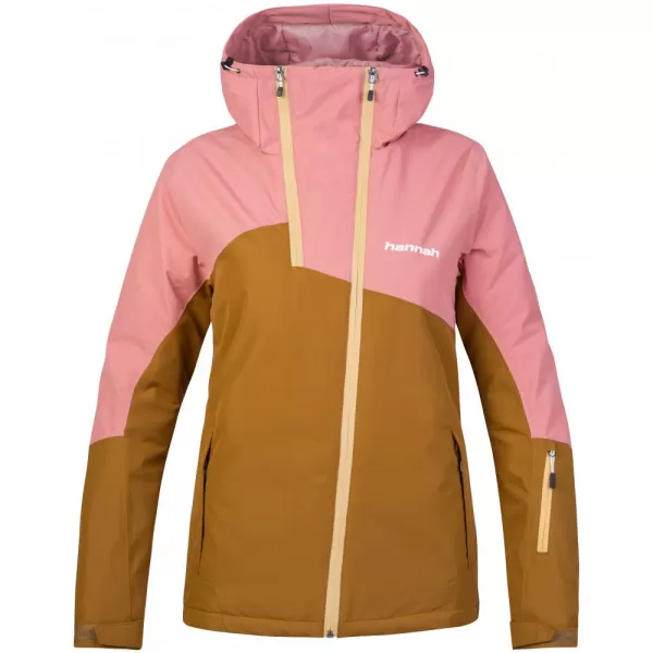  Dámská bunda HANNAH MAKY COL GOLDEN BROWN/ROSETTE 