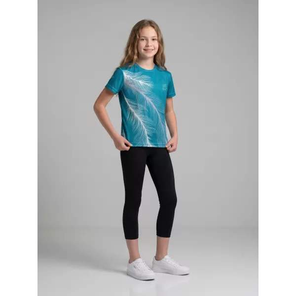  Dětské funkční triko premium ALTISPORT VOJ/ALK001TR01 EMERALD/ŠEDÁ 