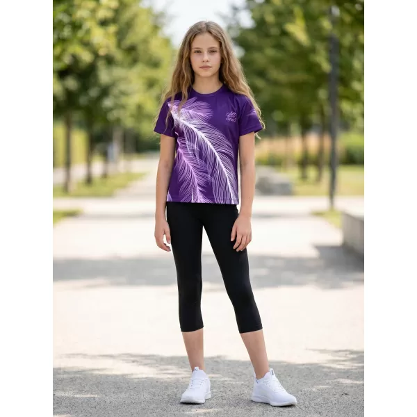  Dětské funkční triko premium ALTISPORT VOJ/ALK001TR01 FIALOVÁ 