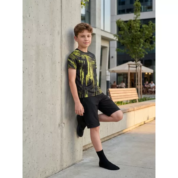  Dětské funkční triko premium ALTISPORT VOJ/ALK010TR01 ČERNÁ/ARMY 