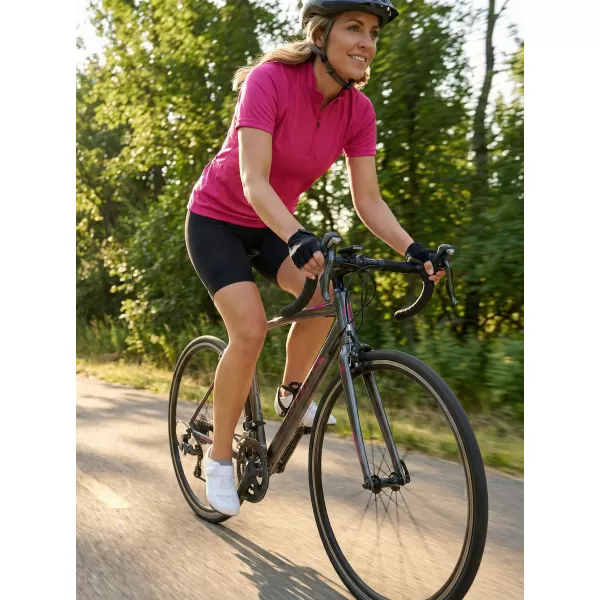  Dámský cyklo dres ALTISPORT NoPrint NP/ALW115NJ BRIGHT PINK 