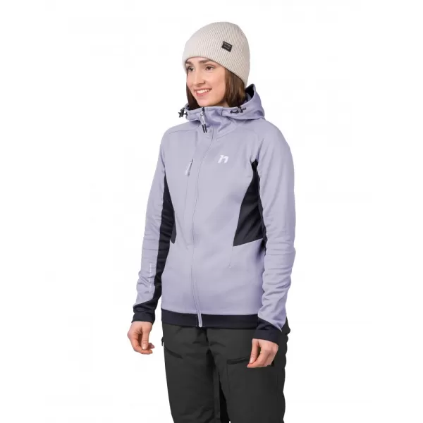  Dámská mikina HANNAH NELA HOODY LAVENDER AURA/ANTHRACITE 